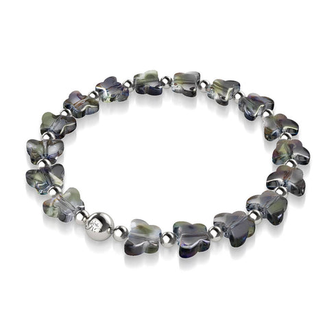 Olive Monarch | Silber | Schmetterlingsarmband